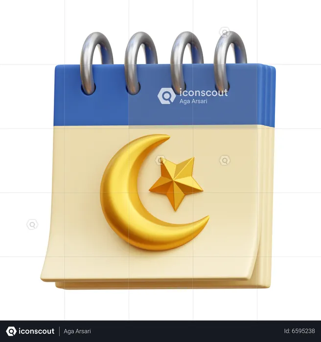 Calendrier Ramadan  3D Icon