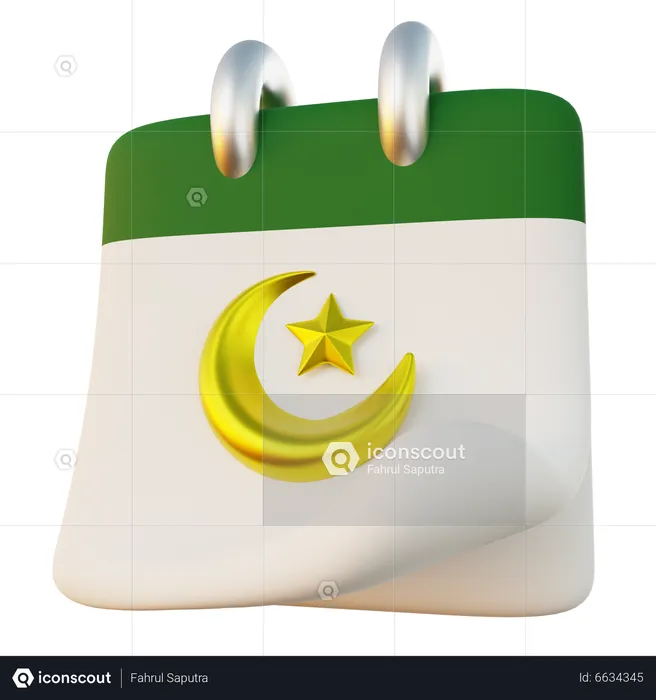 Calendrier du Ramadhan  3D Icon