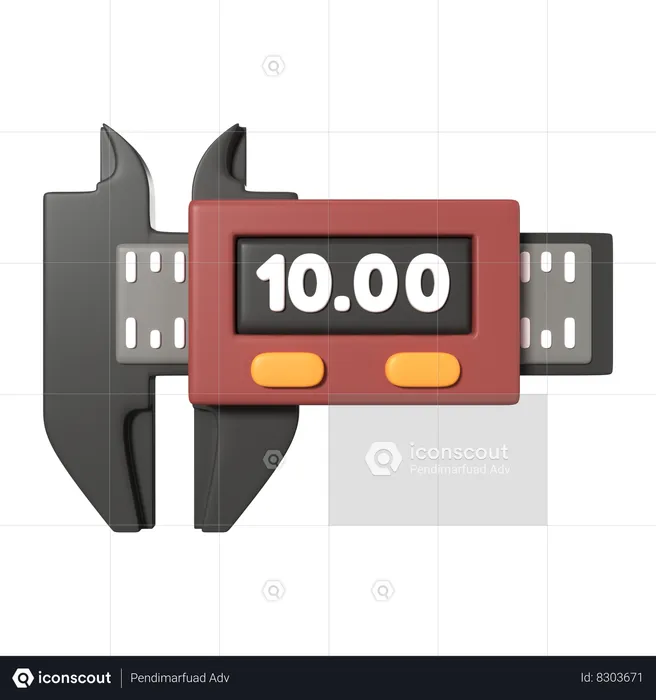 Calibradores a vernier  3D Icon
