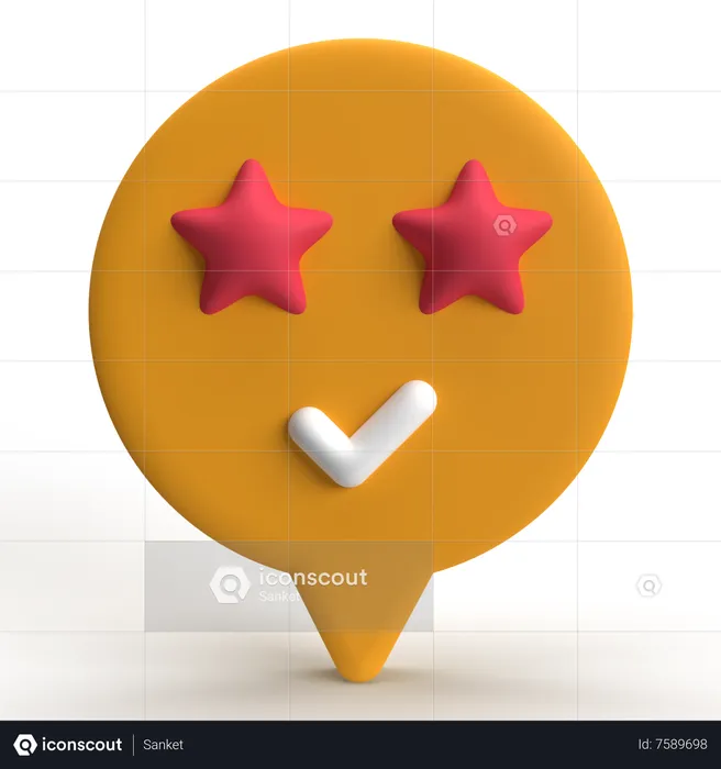 Calificación de estrellas  3D Icon