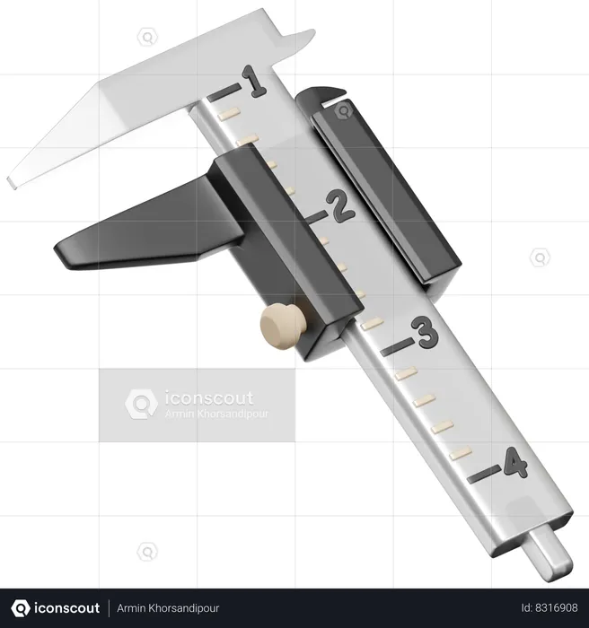 Caliper  3D Icon