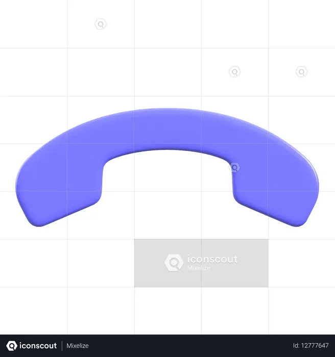 電話  3D Icon
