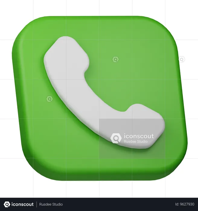 Call  3D Icon