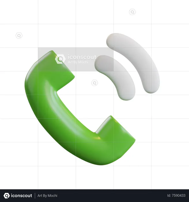 Call  3D Icon