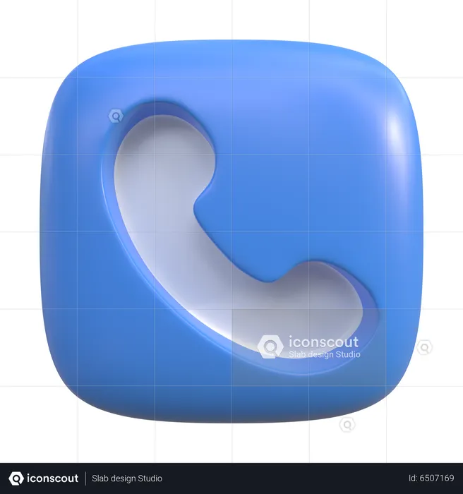 Call Button  3D Icon