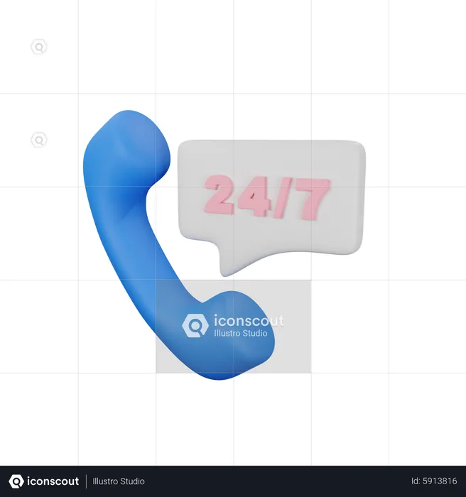 Call service  3D Icon