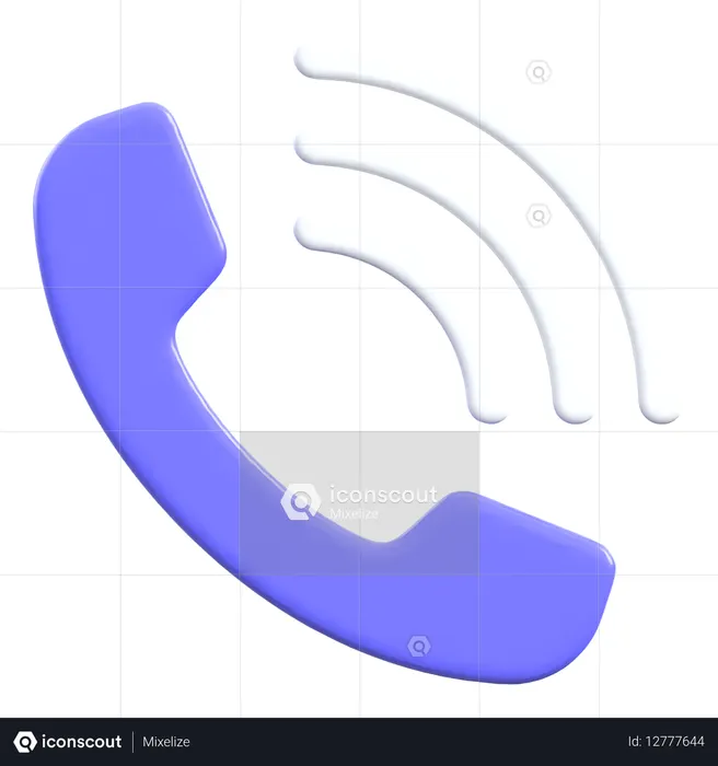 呼び出し信号  3D Icon