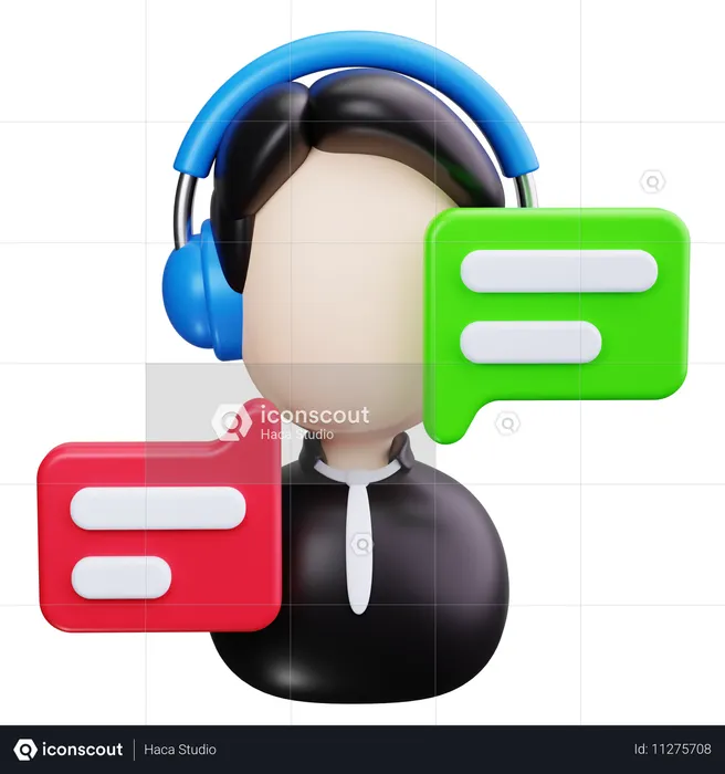 Call Center  3D Icon