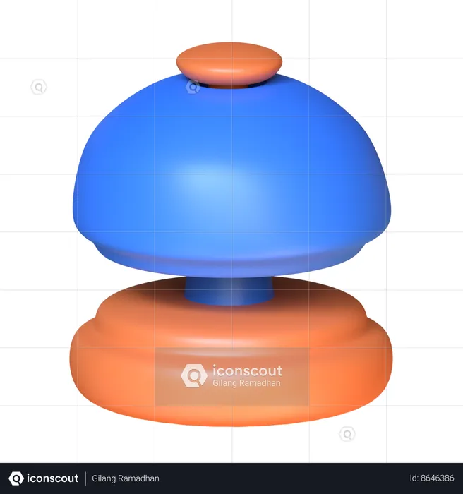 Calling Bell  3D Icon