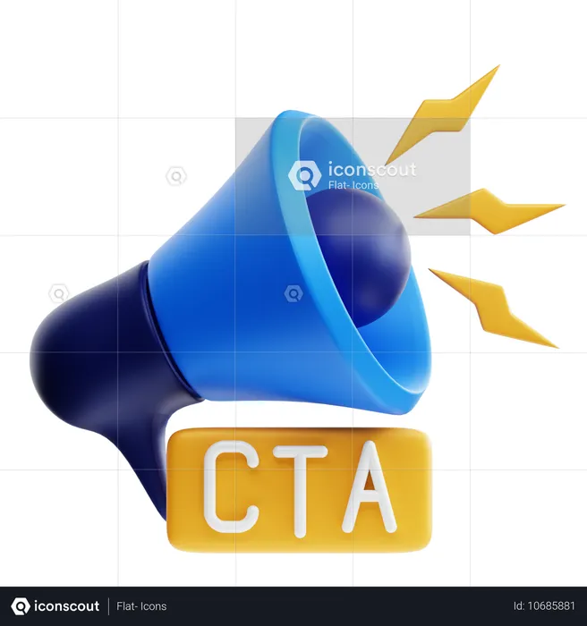 Calltoaction  3D Icon