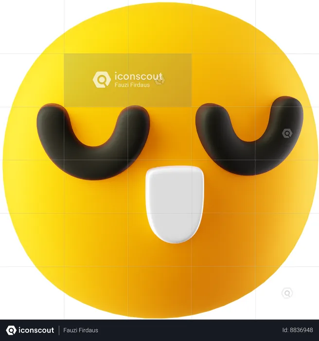 Calm emoji Emoji 3D Icon