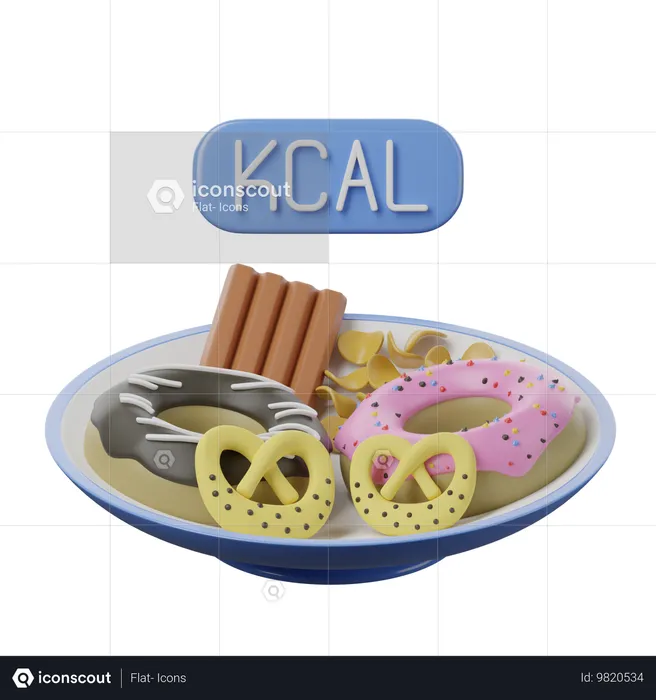 Calories  3D Icon