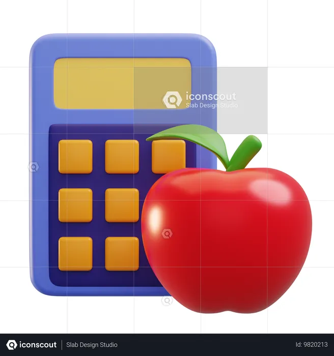 Calculateur de calories  3D Icon