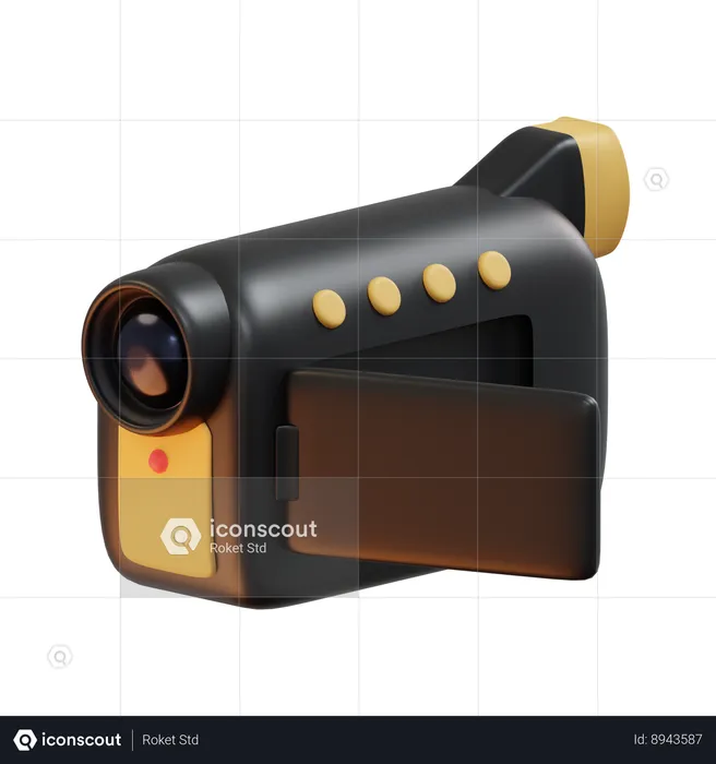 Caméra pratique  3D Icon