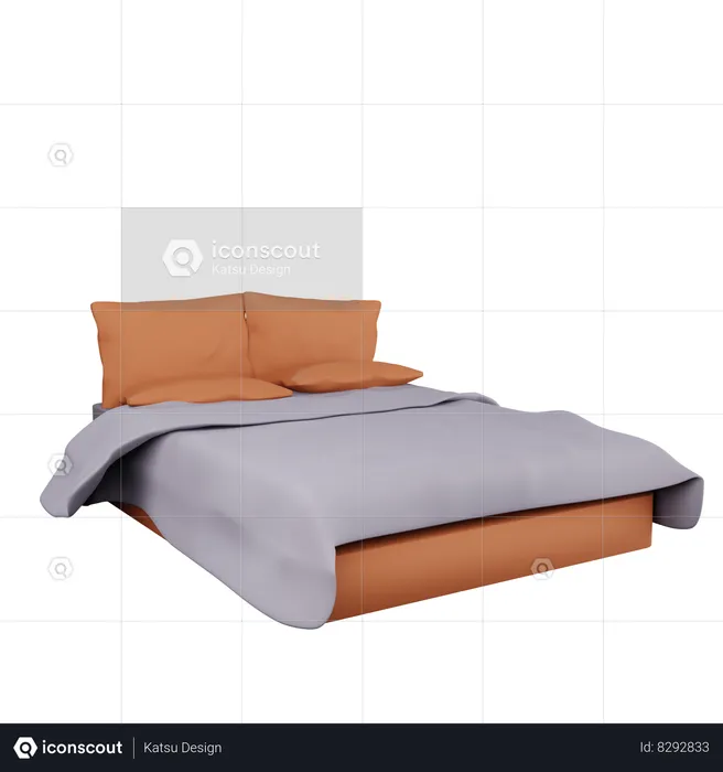 Cama  3D Icon