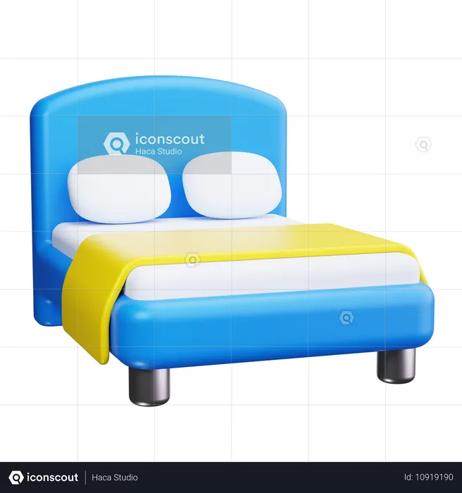 Cama  3D Icon