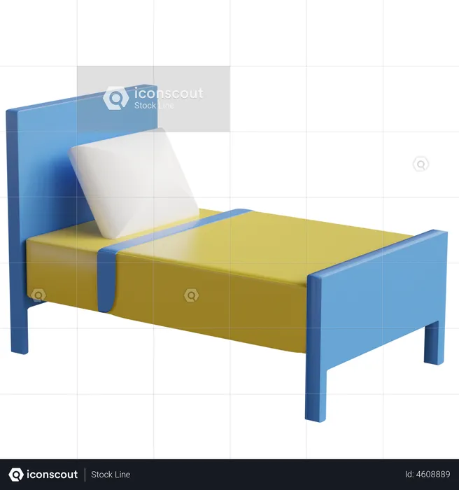 Cama  3D Illustration