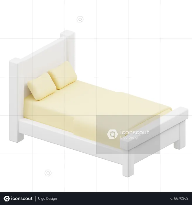 Cama  3D Icon