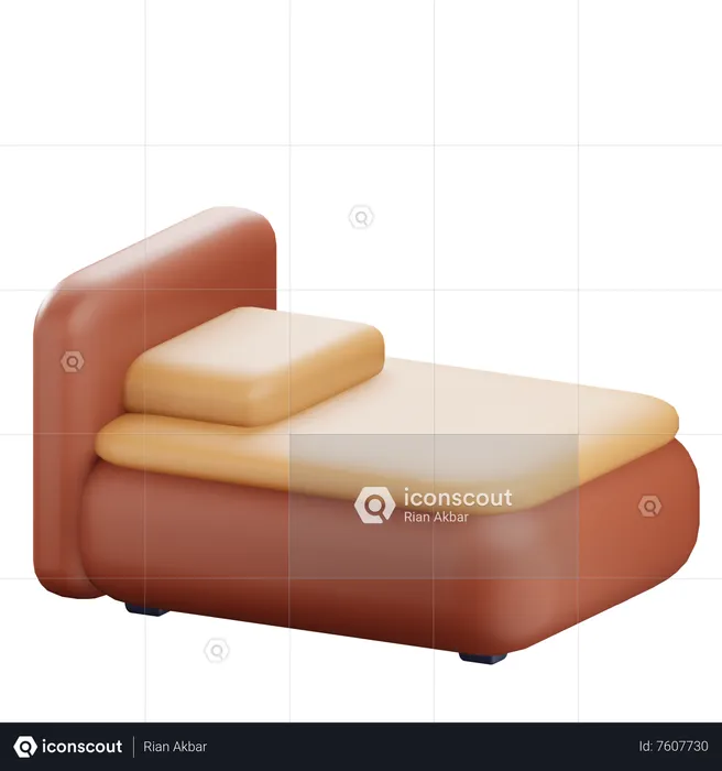 Cama  3D Icon