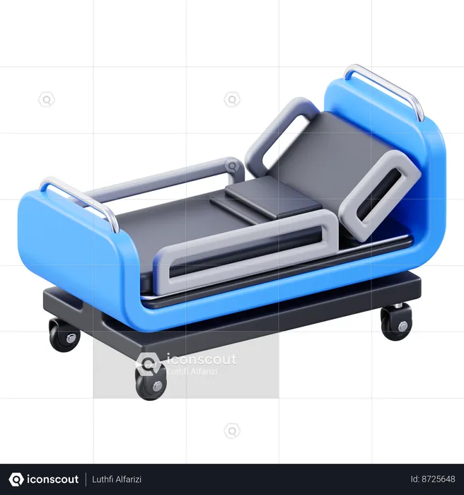 Cama de enfermo  3D Icon