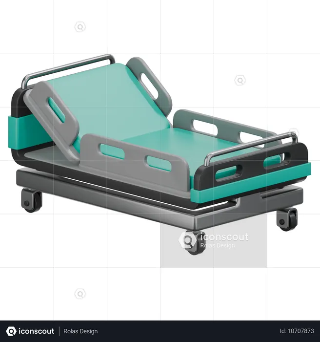 Cama hospitalar  3D Icon