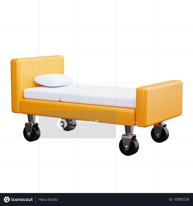 Cama hospitalar  3D Icon