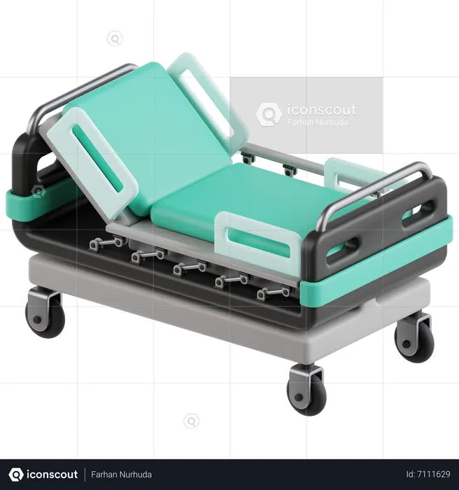 Cama hospitalar  3D Icon