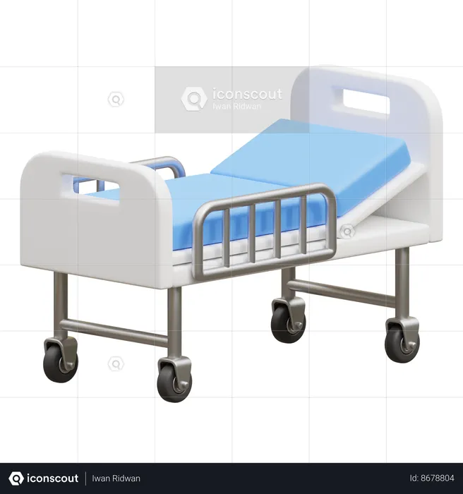 Cama hospitalar  3D Icon