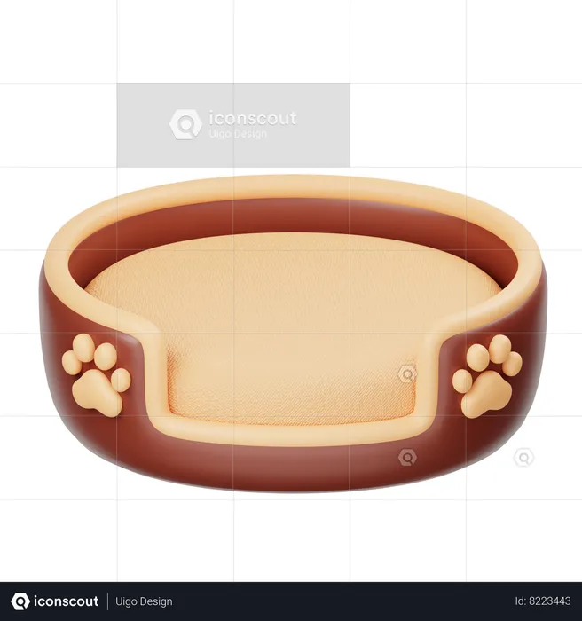 Cama para animais de estimação  3D Icon