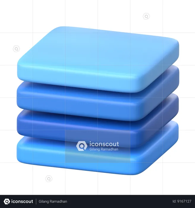 Camadas  3D Icon