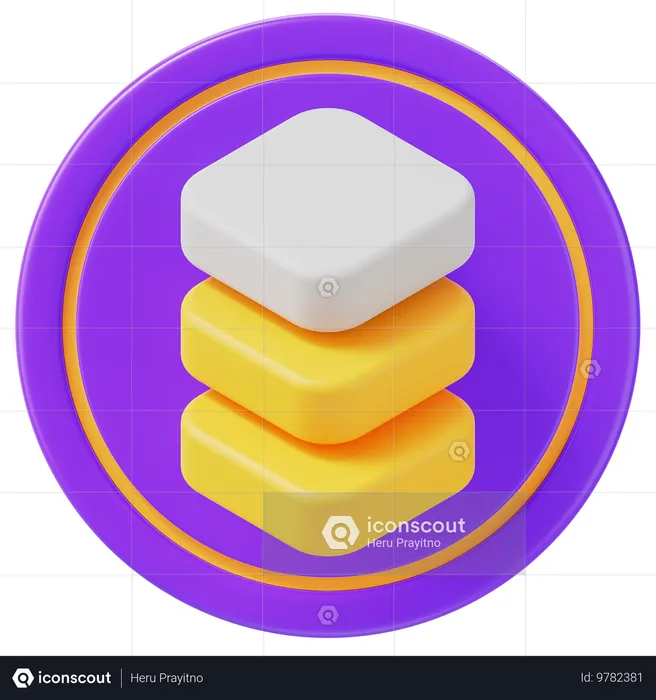 Camadas  3D Icon