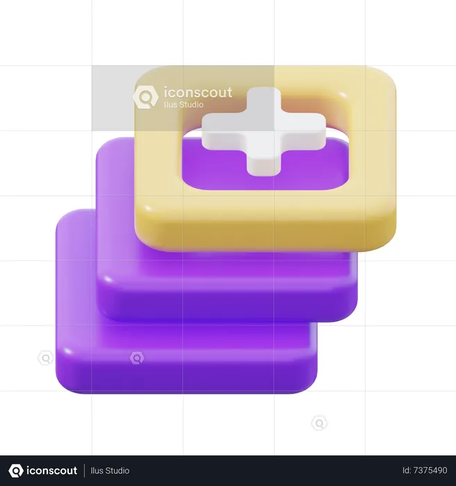 Camadas  3D Icon