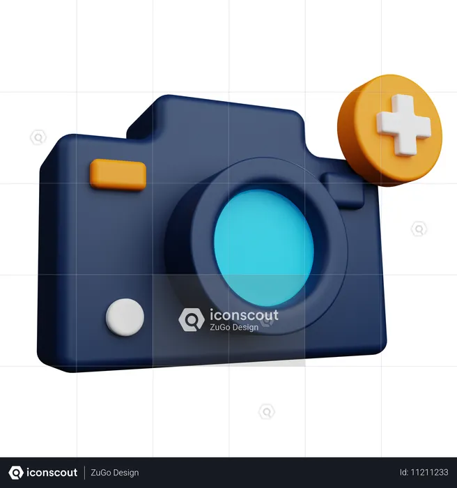 Cámara  3D Icon