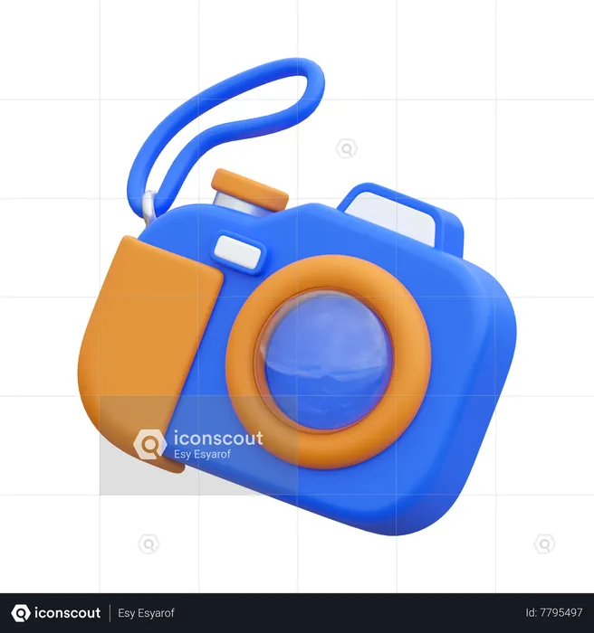 Cámara  3D Icon