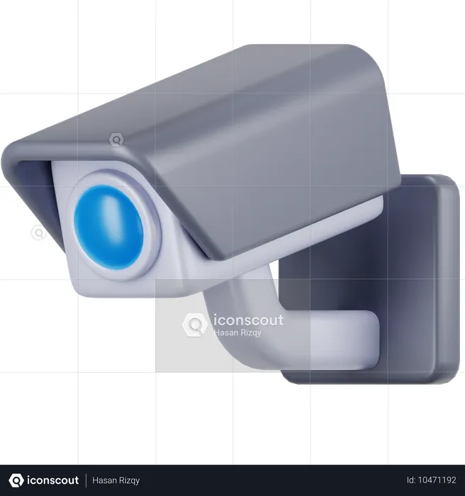 Cámara de CCTV  3D Icon