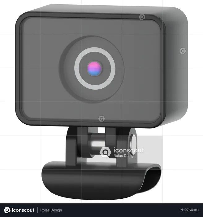 Cámara inteligente  3D Icon