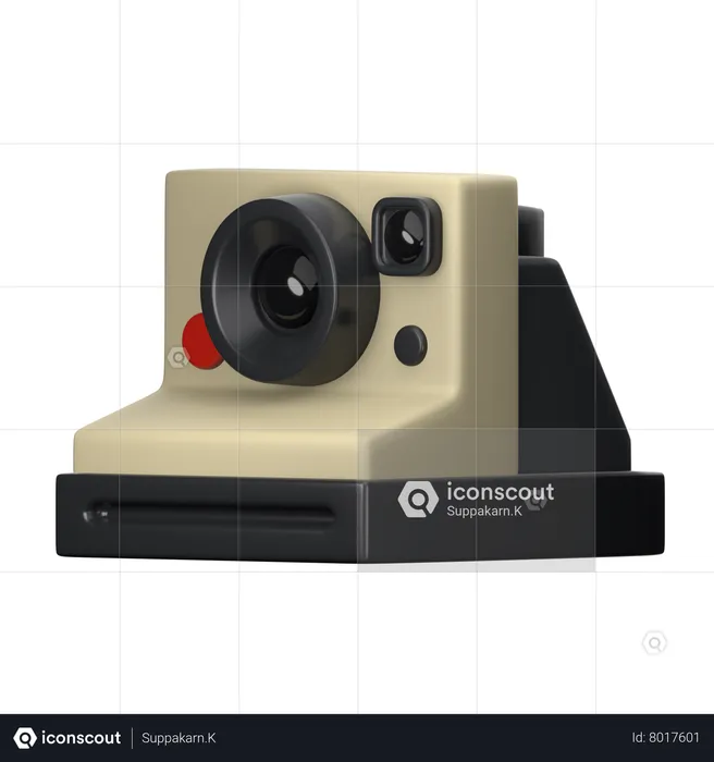 Cámara Polaroid  3D Icon