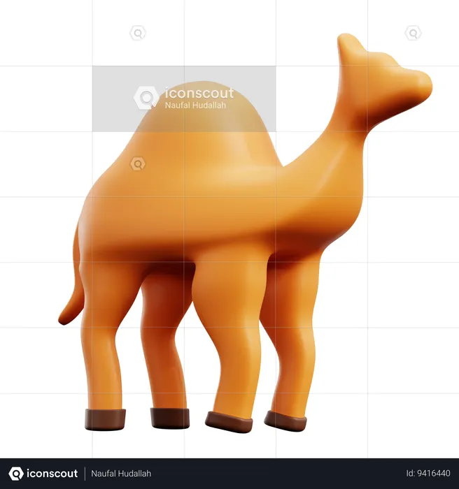 Camel  3D Icon