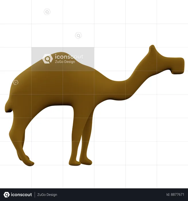 Camel  3D Icon