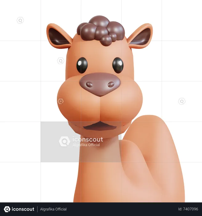 Camel  3D Illustration