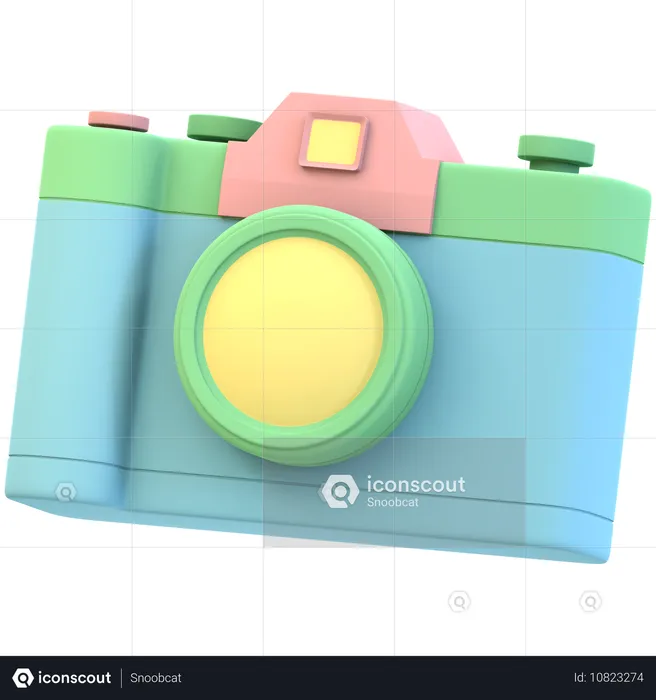 カメラ  3D Icon