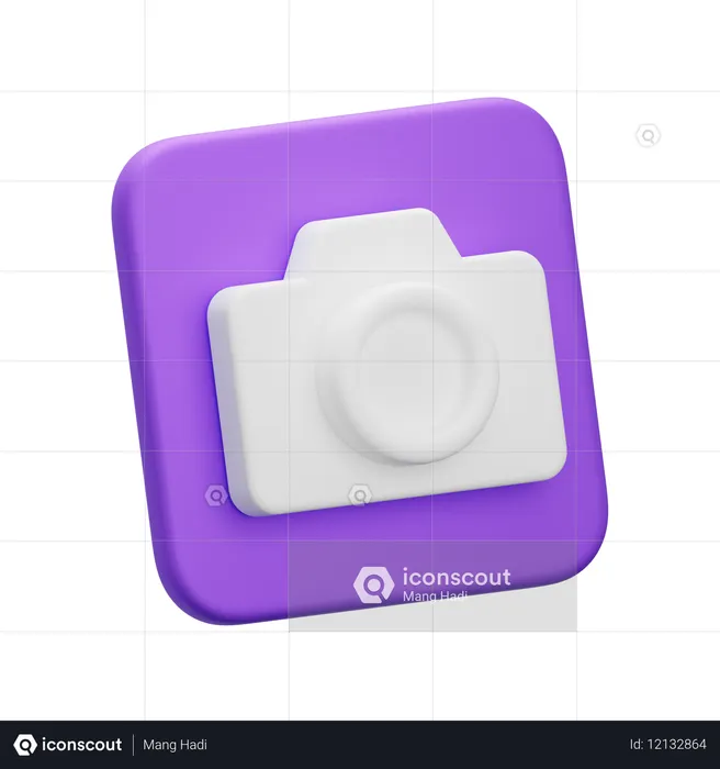 Camera  3D Icon