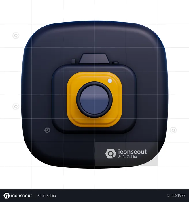 Camera  3D Icon