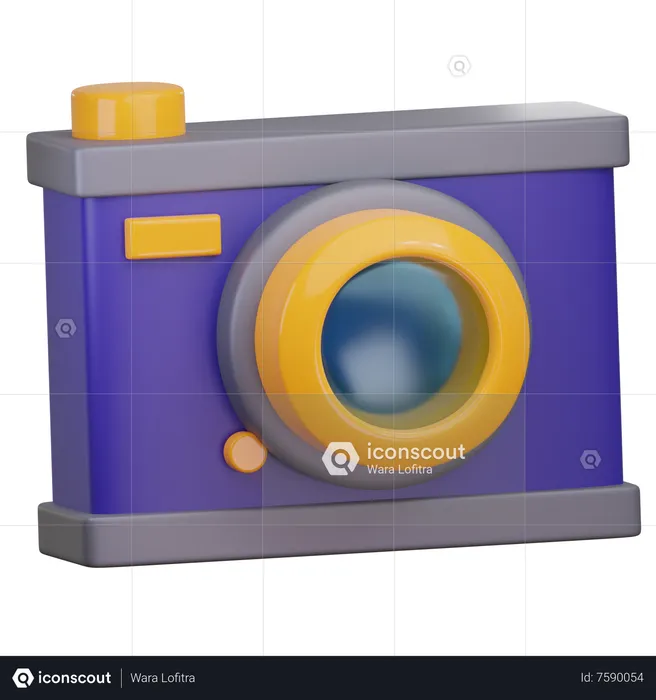 Camera  3D Icon