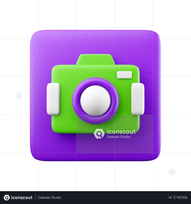 Caméra  3D Icon