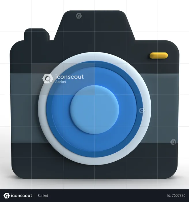 Caméra  3D Icon