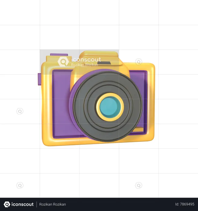 Caméra  3D Icon