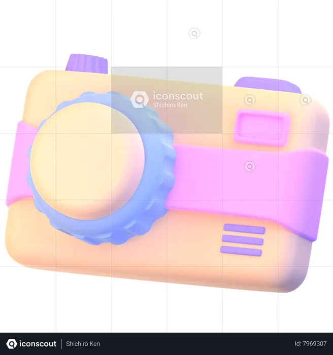 Caméra  3D Icon