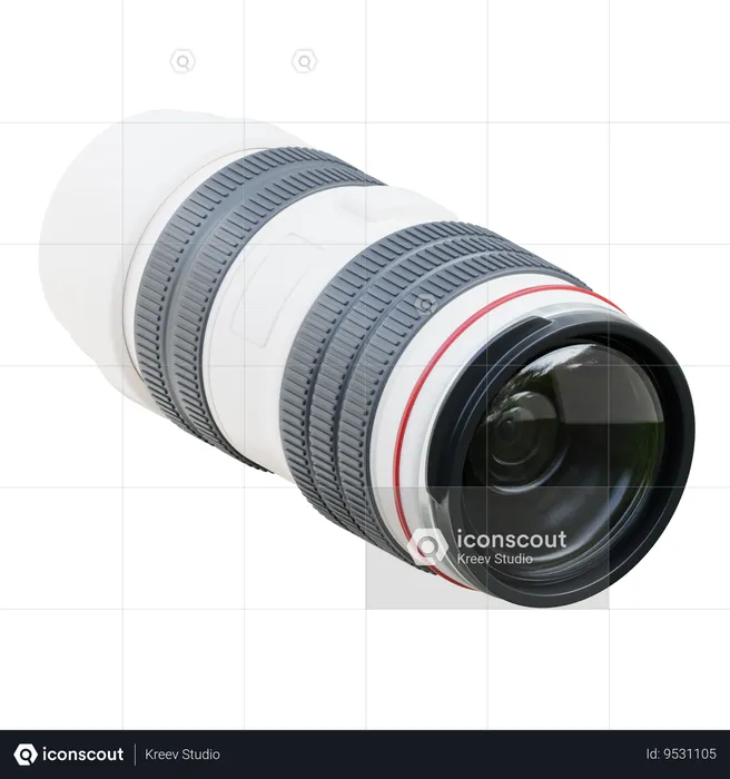 Câmera Canon Ef Mm  3D Icon