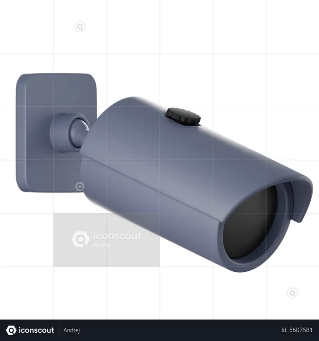 Caméra de sécurité  3D Icon